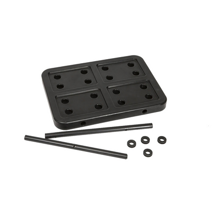 Dakota 283 Forever Insert Kennel Divider with Dakota Guard – Medium, Black Molded Plastic with Nylon Support Rods, Adjustable Ventilated 2-Piece Design