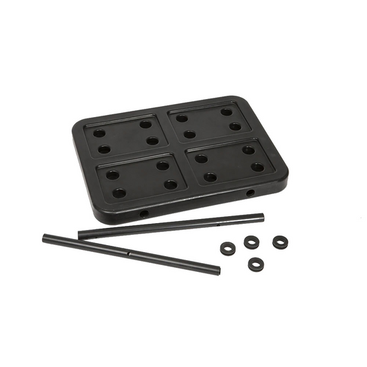 Dakota 283 Forever Insert Kennel Divider with Dakota Guard – Medium, Black Molded Plastic with Nylon Support Rods, Adjustable Ventilated 2-Piece Design