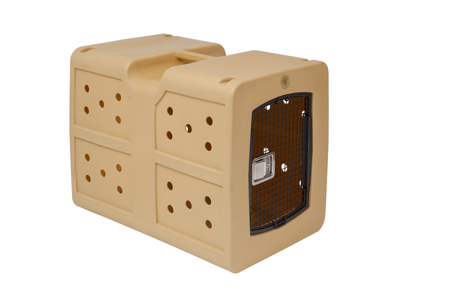 Dakota 283 G3 Dog Kennel – X-Large Coyote Granite, Framed Door with Keyed Latch, Ventilated & Stackable Crate, 38.5" x 25.5" x 29.5"