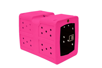 Dakota 283 G3 Dog Kennel – X-Large Pink, Framed Door with Keyed Latch, Ventilated & Stackable Crate, 38.5" x 25.5" x 29.5"