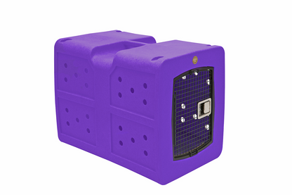 Dakota 283 G3 Dog Kennel – X-Large Purple, Framed Door with Keyed Latch, Ventilated & Stackable Crate, 38.5" x 25.5" x 29.5"