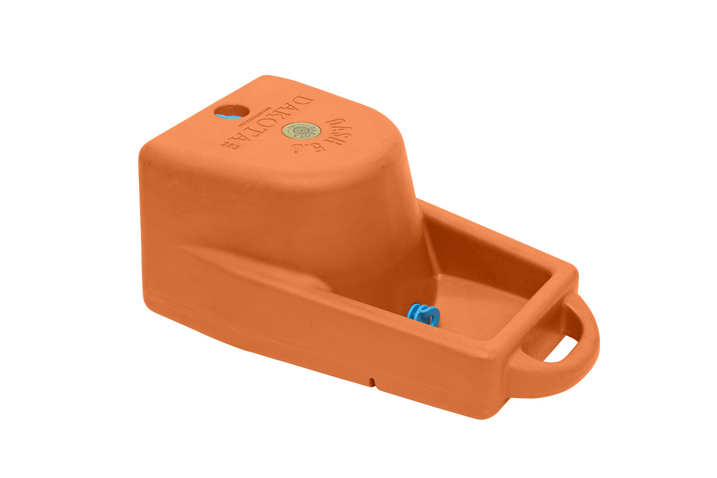 Dakota 283 Dash 5.0 Pet Watering System – Orange, 5-Gallon Portable Dog Water Container with Handle, Baffles & Drain Cap
