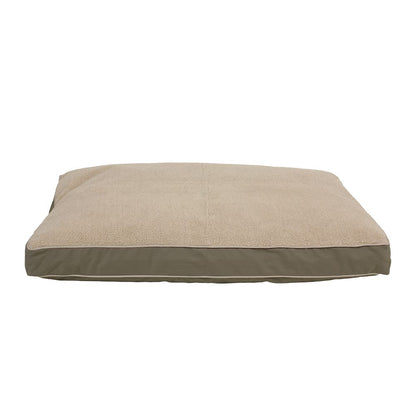 Four Season Jamison Reversible Berber Dog Bed | Canvas & Cashmere Berber Cover with MemoryFiber™, Orthopedic or Memory Foam Inserts