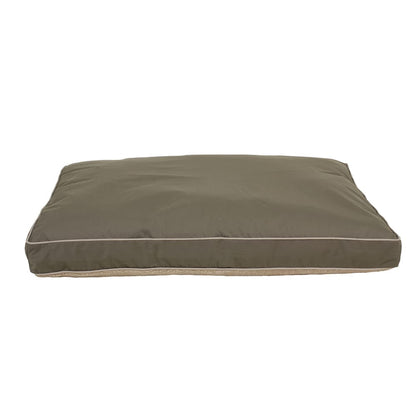 Four Season Jamison Reversible Berber Dog Bed | Canvas & Cashmere Berber Cover with MemoryFiber™, Orthopedic or Memory Foam Inserts