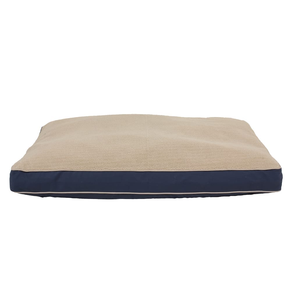 Four Season Jamison Reversible Berber Dog Bed | Canvas & Cashmere Berber Cover with MemoryFiber™, Orthopedic or Memory Foam Inserts