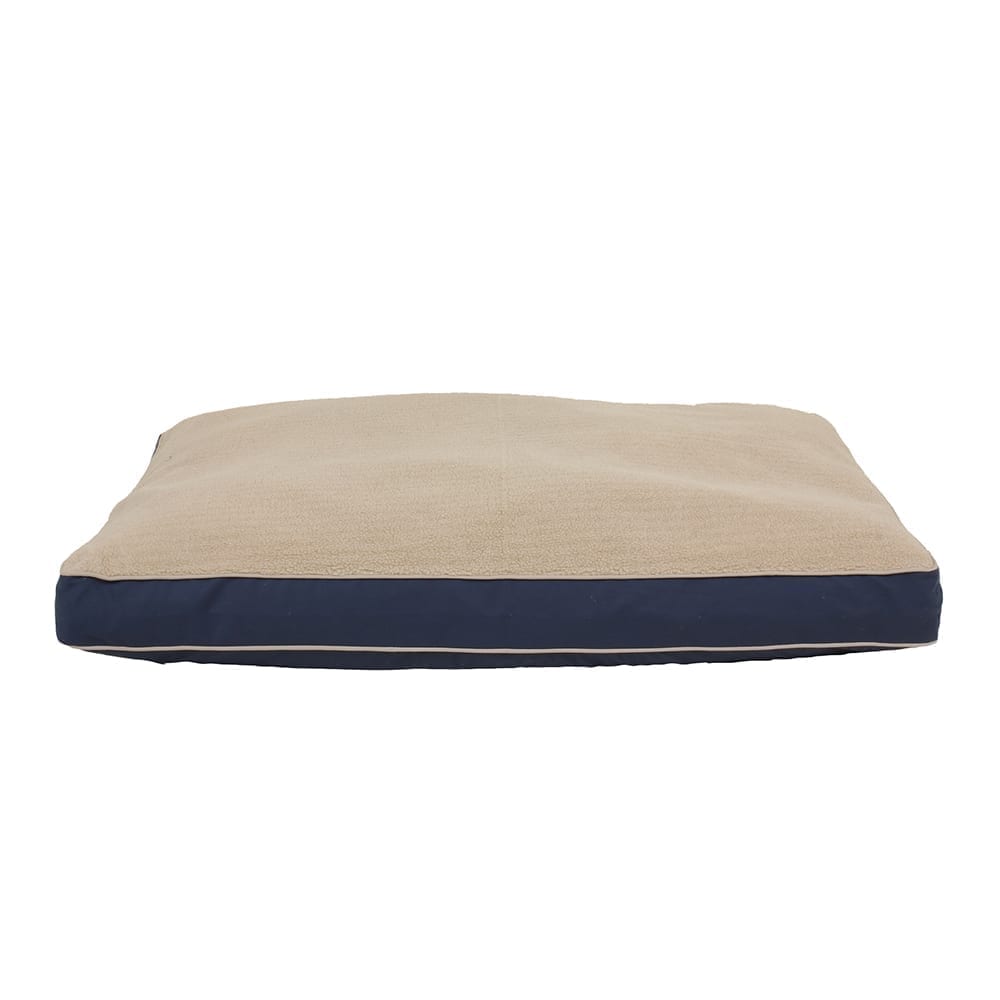 Four Season Jamison Reversible Berber Dog Bed | Canvas & Cashmere Berber Cover with MemoryFiber™, Orthopedic or Memory Foam Inserts