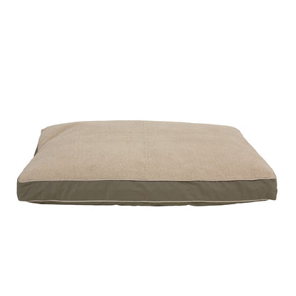 Four Season Jamison Reversible Berber Dog Bed | Canvas & Cashmere Berber Cover with MemoryFiber™, Orthopedic or Memory Foam Inserts
