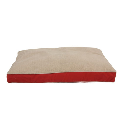 Four Season Jamison Reversible Berber Dog Bed | Canvas & Cashmere Berber Cover with MemoryFiber™, Orthopedic or Memory Foam Inserts