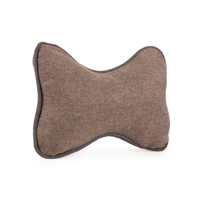 GreenDog Bone Pillow – Luxe Neutral | Plush Recycled Fabric Snuggle Toy for Cats & Dogs