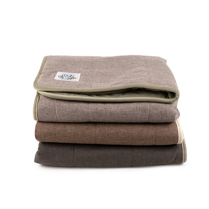 GreenDog Crate Blanket – Luxe Neutral | Ultra-Soft Recycled Polyester Pet Throw for Bed, Couch & Travel