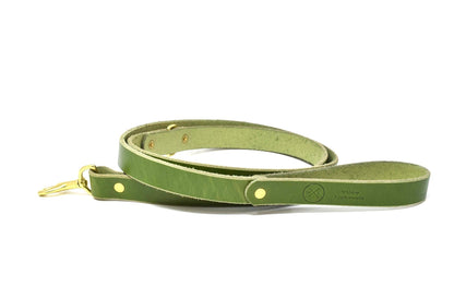 Full Leather Dog Leash – Premium Latigo & Chromexcel (Handmade USA)