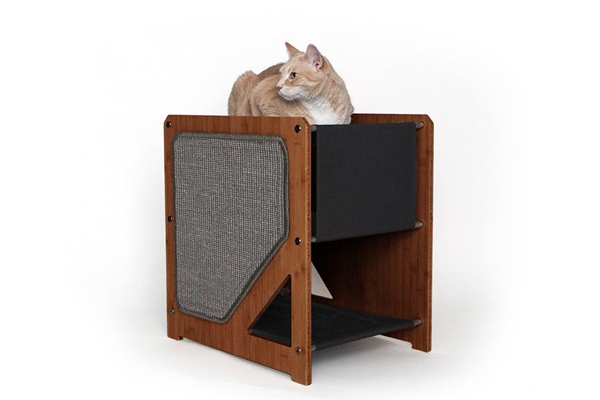 The Grotto - Short Cat Tree for Small Spaces
