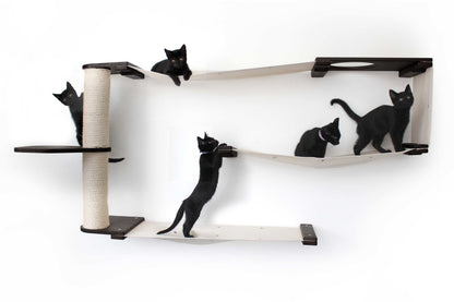 Cat Maze Wall - 3 Tier Cat Tree
