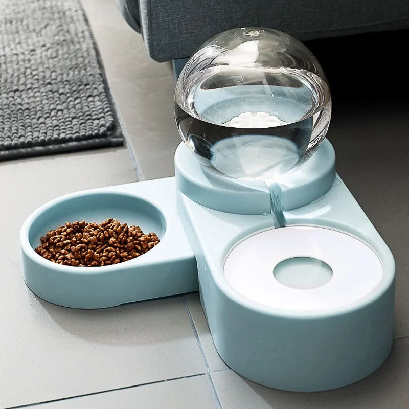 EasyFeed Adjustable Pet Food & Water Station – Elevated, Space-Saving Feeding Solution