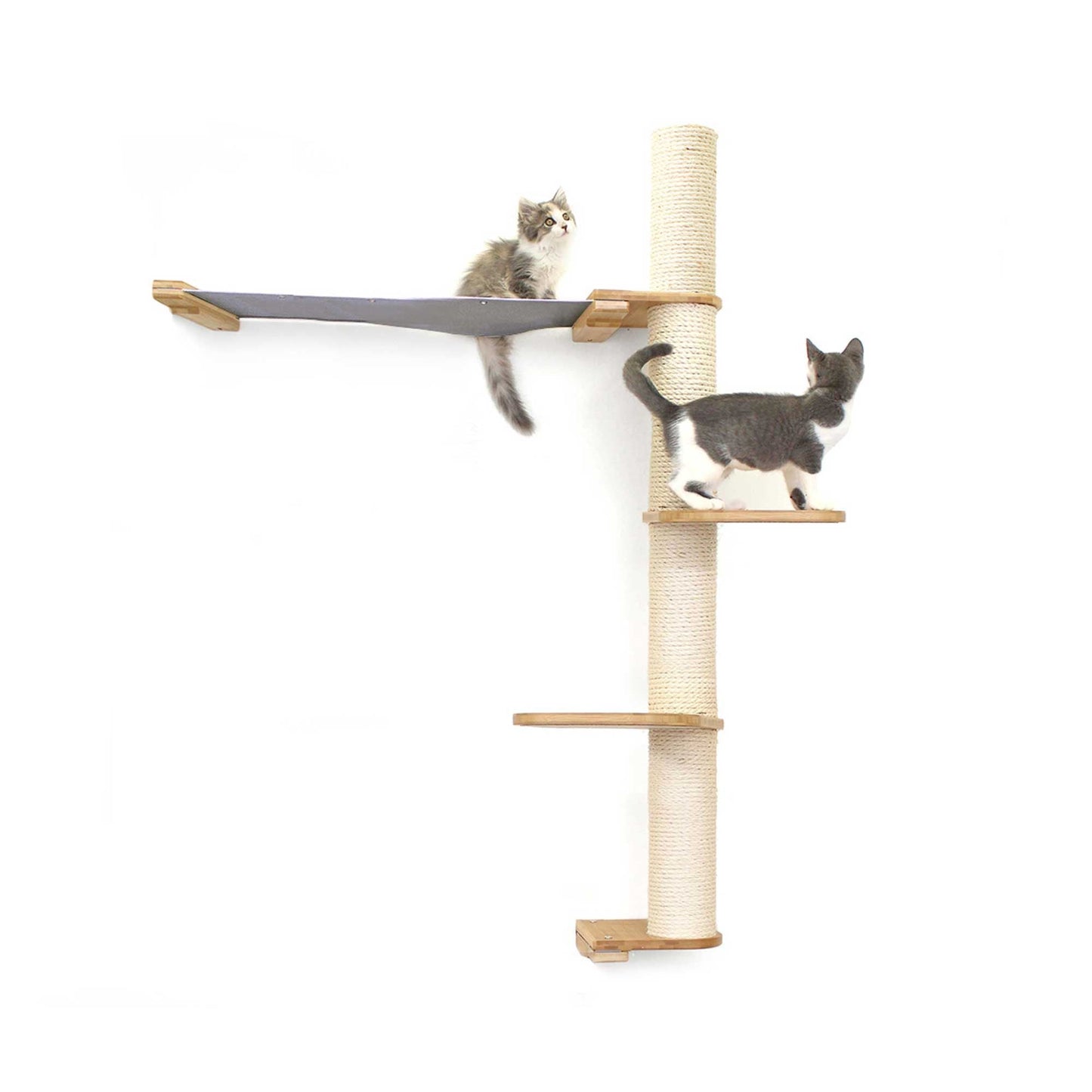 The Crow's Nest - A Wall Cat Scratcher with Hammock