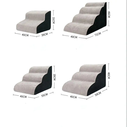 HomePet Wave Dog Ramp Stairs | Anti-Slip Slope Pet Steps