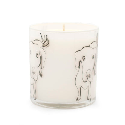 Large Dog Jar Candle – Big Stick Scent | 12oz Odor-Neutralizing Soy Wax Candle for Pet Homes