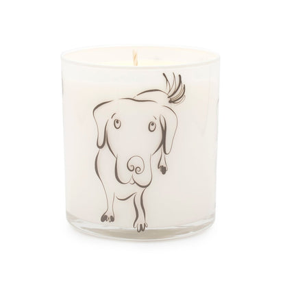 Large Dog Jar Candle – Big Stick Scent | 12oz Odor-Neutralizing Soy Wax Candle for Pet Homes