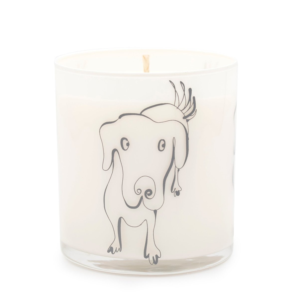 Large Dog Jar Candle – Odor-Neutralizing “Wet Dog” Scent | 12oz Soy Wax Blend with 80-Hour Burn