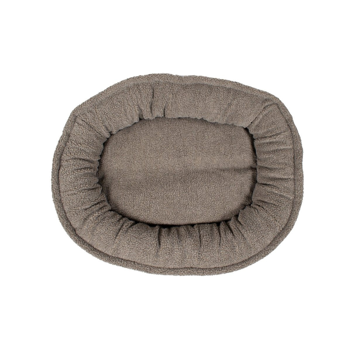 Microfiber Comfy Cup | Bolstered Dog Bed with Berber Fleece Top & Washable Cover