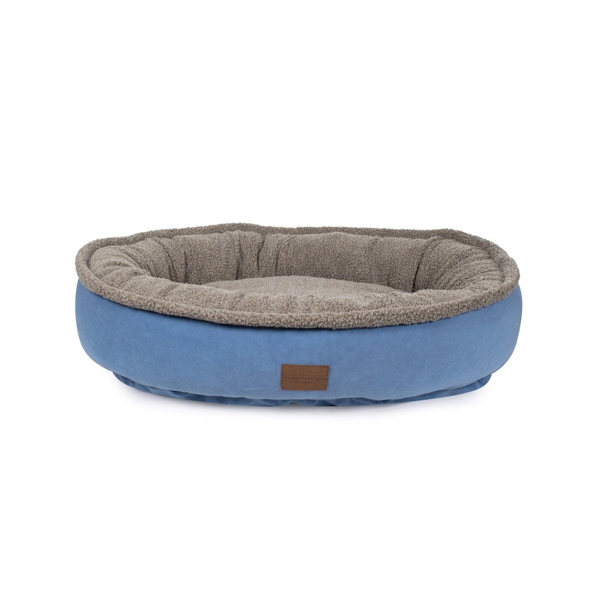 Microfiber Comfy Cup | Bolstered Dog Bed with Berber Fleece Top & Washable Cover