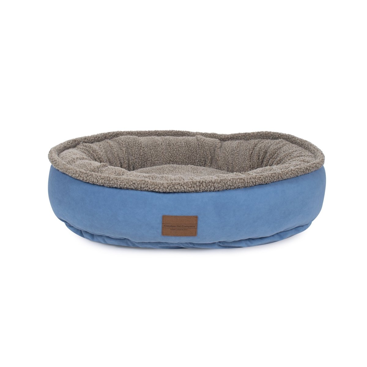 Microfiber Comfy Cup | Bolstered Dog Bed with Berber Fleece Top & Washable Cover