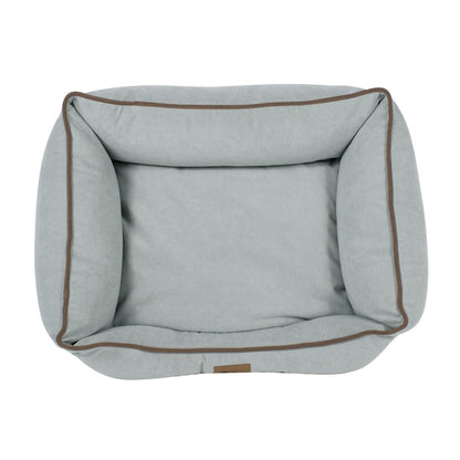 Microfiber Kuddle Lounge Dog Bed | Soft Tailored Bolster Bed with Recycled MemoryFiber™ & Washable Cover
