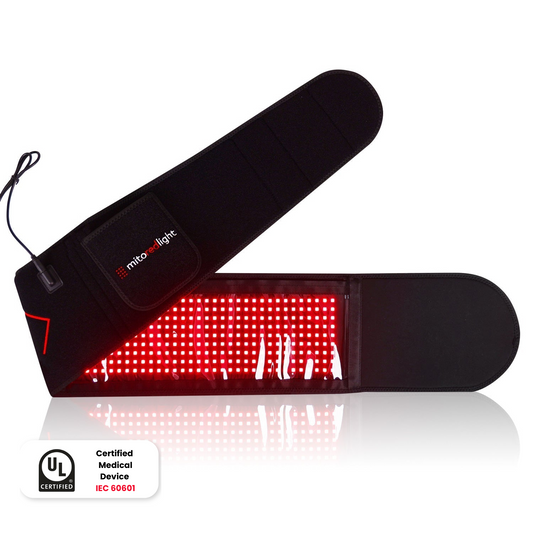 MitoQUAD™ Wavelength Belt – Hands-Free Red Light Therapy (TriChip 4-Wavelength)