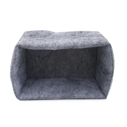 Mysterious Kitty Kuddler | 2-in-1 Nesting Cat Bed & Tunnel with Ultra-Soft Electrostatic Fabric — Made in USA