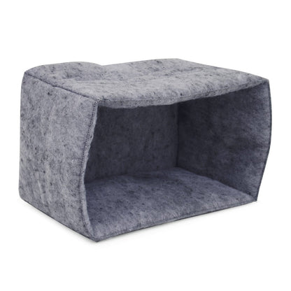 Mysterious Kitty Kuddler | 2-in-1 Nesting Cat Bed & Tunnel with Ultra-Soft Electrostatic Fabric — Made in USA