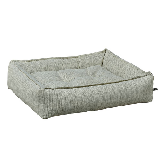 Sterling Lounge Bed Birch – Low-Profile Dog Bed with Pinched Edge Trim, One-Piece Attached Cushion, Removable Washable Cover, Premium Upholstery Fabric & Supportive Fiber Fill