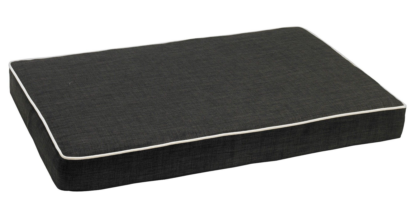 Isotonic Memory Foam Dog Mattress – Storm Upholstery-Grade Fabric with Pressure-Relieving Foam & Support Base, Removable Washable Cover