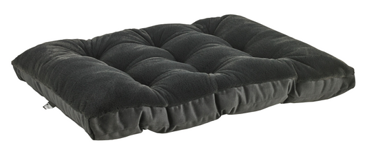 Dream Futon Dog Bed – Reversible Galaxy Faux Fur & Upholstery Fabric with Circle Tufting, High-Memory Fiber Fill, Machine Washable