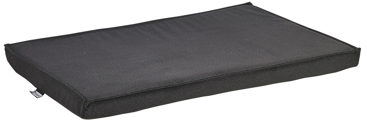 Cool Gel Memory Foam Dog Mattress – Flint Upholstery Fabric with Temperature-Regulating Gel Beads & Pinched Edge Trim, 2.5” Thick