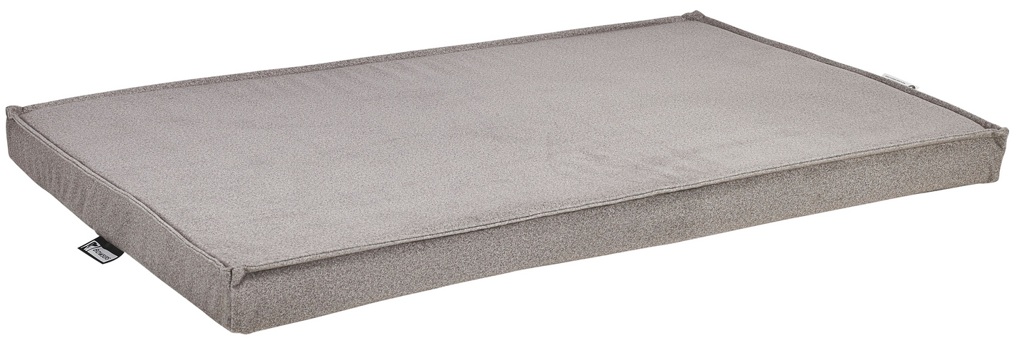 Cool Gel Memory Foam Dog Mattress – Shadow Upholstery Fabric with Temperature-Regulating Gel Beads & Pinched Edge Trim, 2.5” Thick