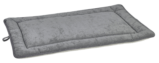 Cosmopolitan Dog Mat – Pumice Reversible Travel & Home Mat with Raised Border, Durable Upholstery Fabric, Machine Washable