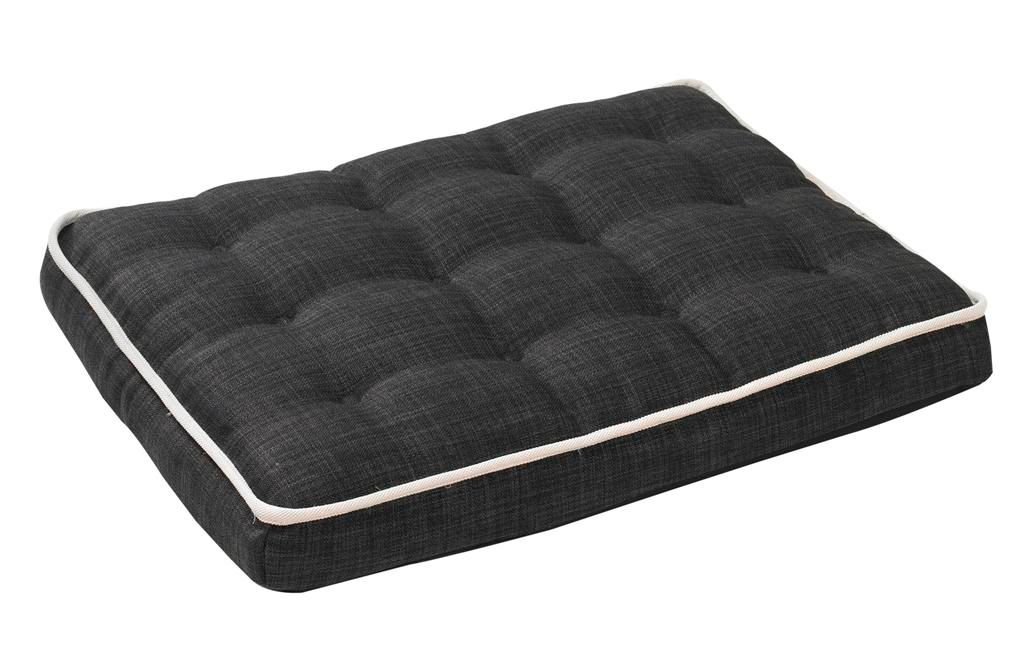 Luxury Crate Mattress – Storm Dual-Layer Fiber & Foam Support, Durable Upholstery Fabric, Low Profile Dog Bed for Crates & Home