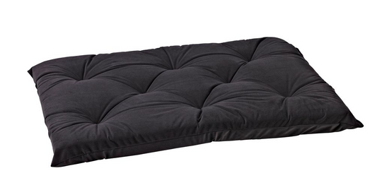 Tufted Dog Crate Cushion – Ash Upholstery Fabric, High-Memory Polyester Fiber, Machine Washable, Versatile Crate or Lounge Mat