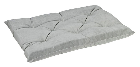 Tufted Dog Crate Cushion – Granite Upholstery Fabric, High-Memory Polyester Fiber, Machine Washable, Versatile Crate or Lounge Mat