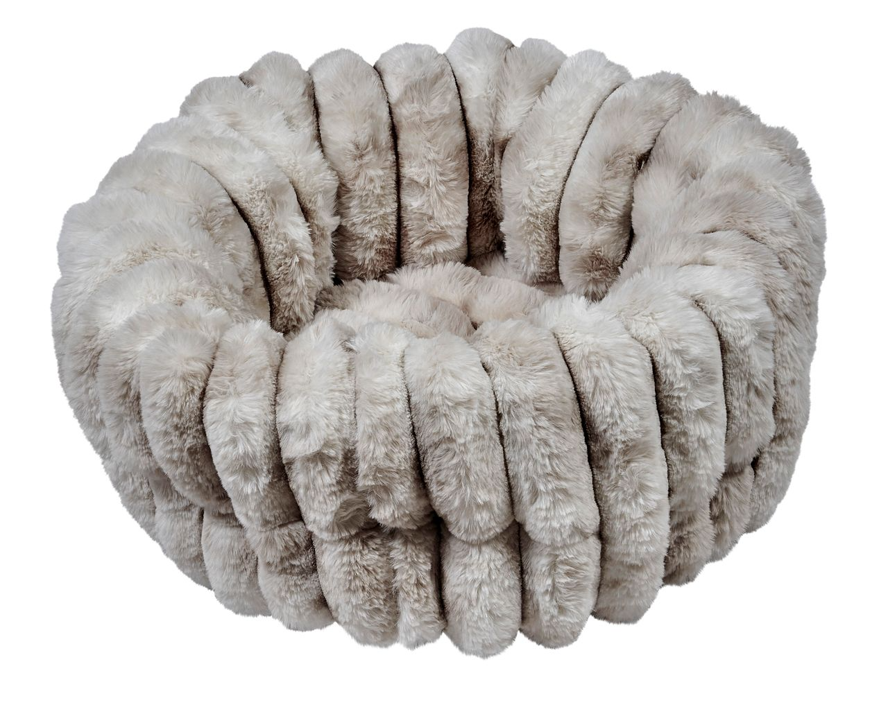Muffy Plush Dog Bed | Luxury Faux Fur Bed for Small Dogs
