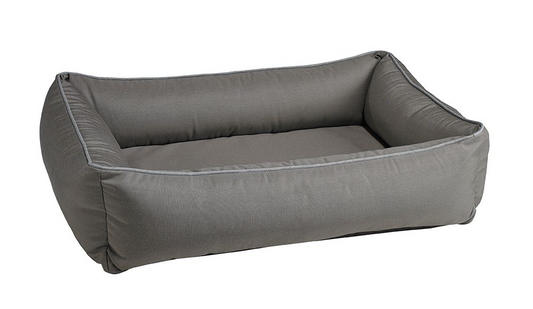 Urban Lounger Dog Bed – Dune with Zippered Removable Washable Cover, Orthopaedic Fibre Topped Insert, High-Memory Polyester Bolster, Durable Upholstery, Sleek Modern Design
