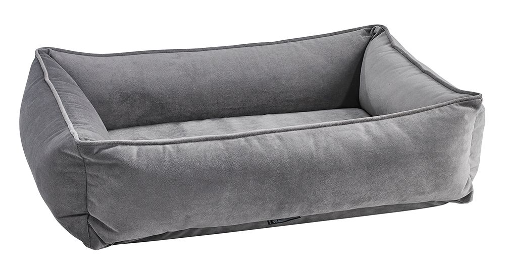 Urban Lounger Dog Bed – Dusk with Zippered Removable Washable Cover, Orthopaedic Fibre Topped Insert, High-Memory Polyester Bolster, Durable Upholstery, Sleek Modern Design