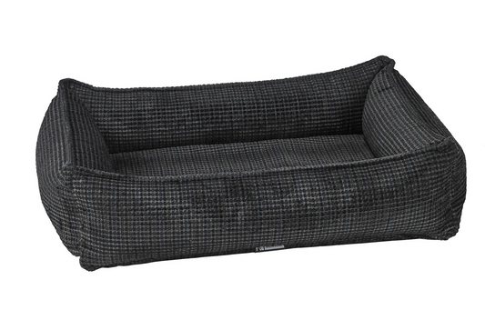 Urban Lounger Dog Bed – Iron Mountain with Zippered Removable Washable Cover, Orthopaedic Fibre Topped Insert, High-Memory Polyester Bolster, Durable Upholstery, Sleek Modern Design