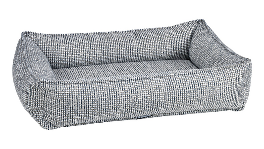 Urban Lounger Dog Bed – Lakeside with Zippered Removable Washable Cover, Orthopaedic Fibre Topped Insert, High-Memory Polyester Bolster, Durable Upholstery, Sleek Modern Design