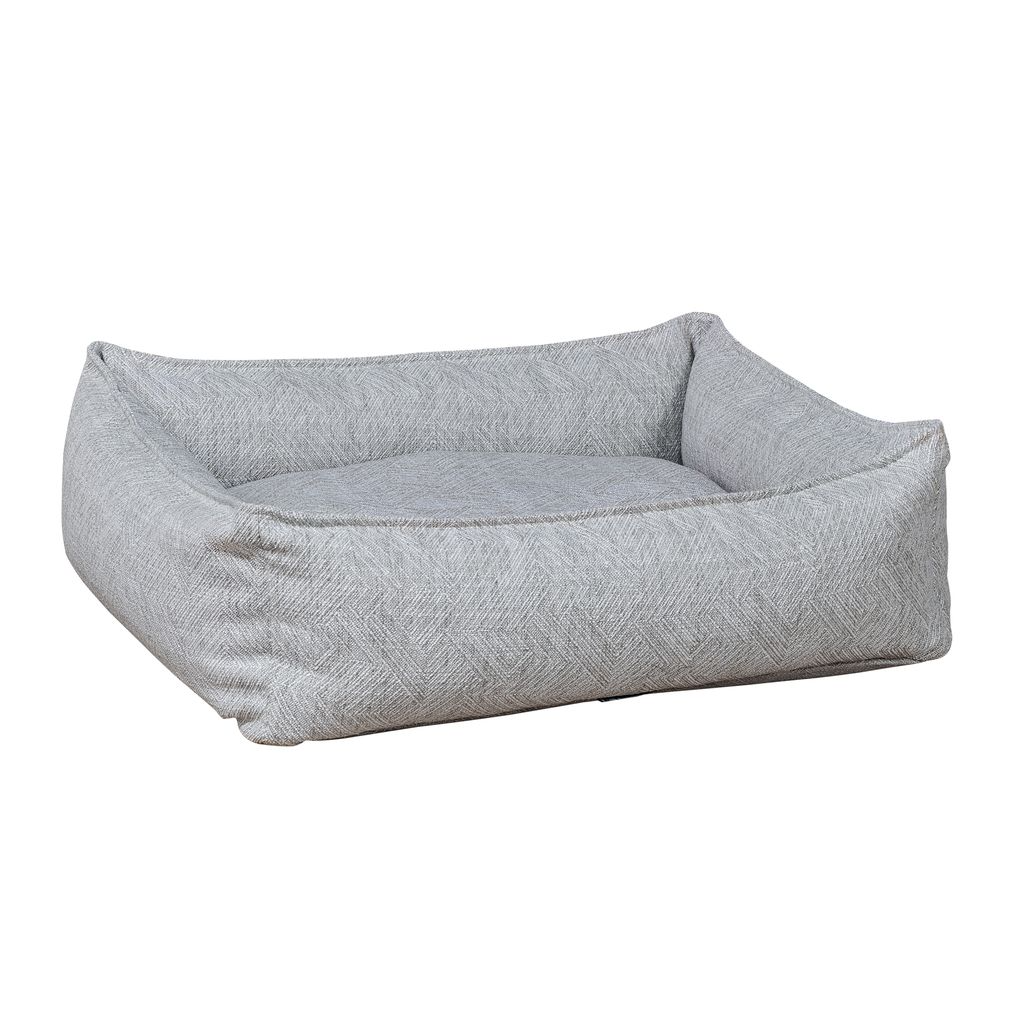 B-Lounge Dog Bed – Natura Natural Cotton or Deluxe Faux Fur, Zippered Removable Washable Cover, High-Memory Polyester Fiber Cushion, Versatile Crate or Travel Mat