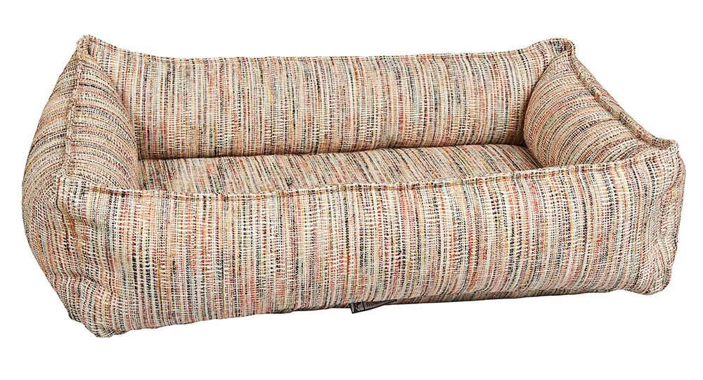 Urban Lounger Dog Bed – Sorrento with Orthopaedic Fibre-Topped Cushion, Zippered Removable Washable Cover, High-Memory Polyester Bolster, Durable Upholstery, Sleek Modern Design