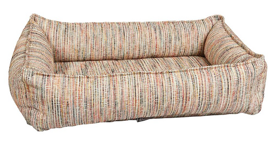 Urban Lounger Dog Bed – Sorrento with Orthopaedic Fibre-Topped Cushion, Zippered Removable Washable Cover, High-Memory Polyester Bolster, Durable Upholstery, Sleek Modern Design