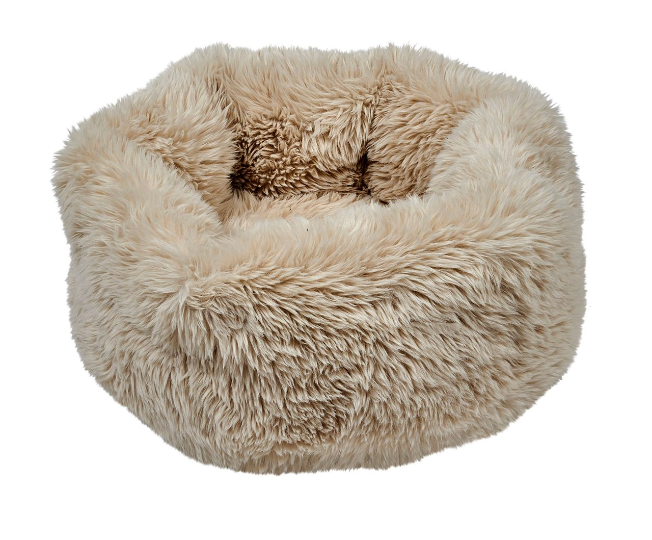 Muffy Plush Dog Bed | Luxury Faux Fur Bed for Small Dogs