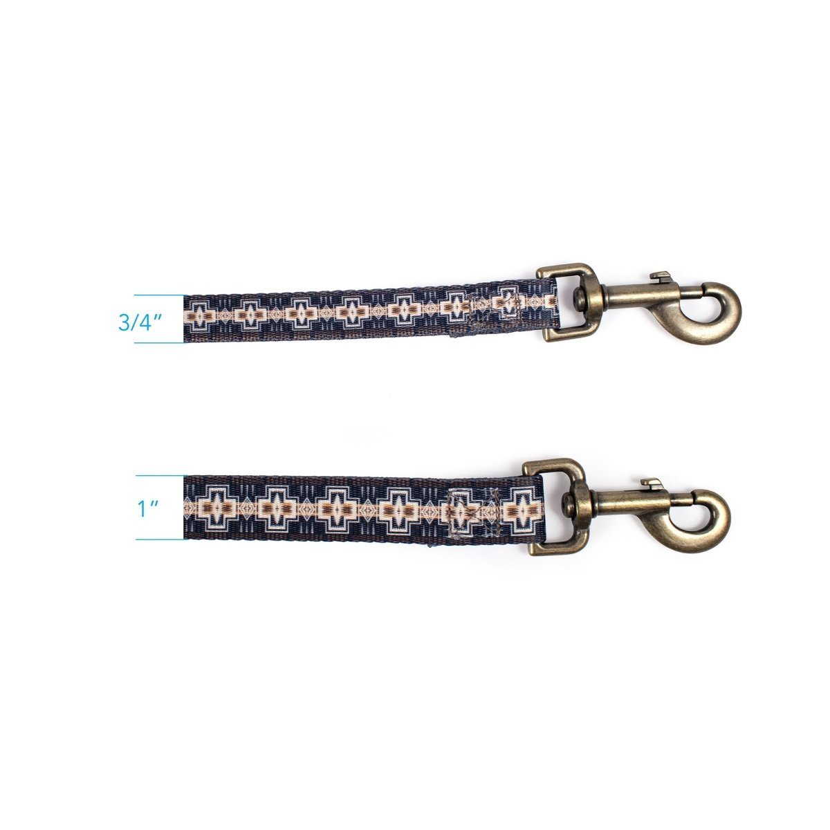 Pendleton Adventure Leash | Recycled Polyester Dual-Snap Dog Lead with D-Ring — Made in USA