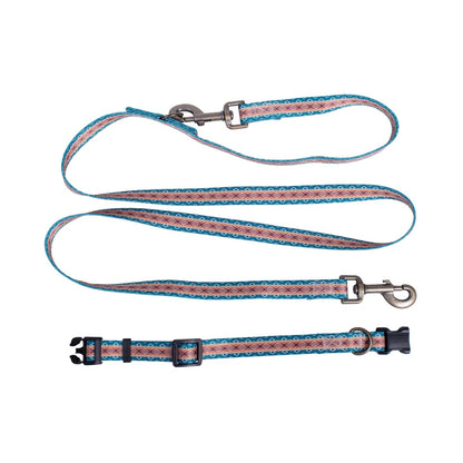 Pendleton Adventure Leash | Recycled Polyester Dual-Snap Dog Lead with D-Ring — Made in USA